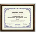 Award Certificates Plaqued (15"x18")